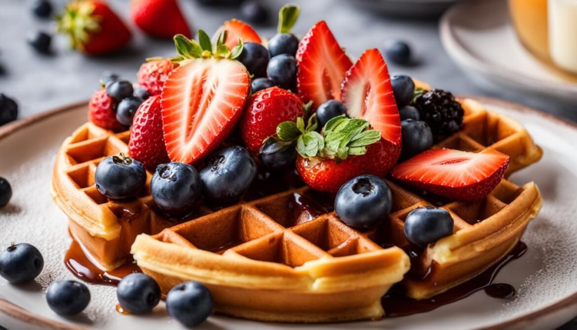 Golden Malted Waffles