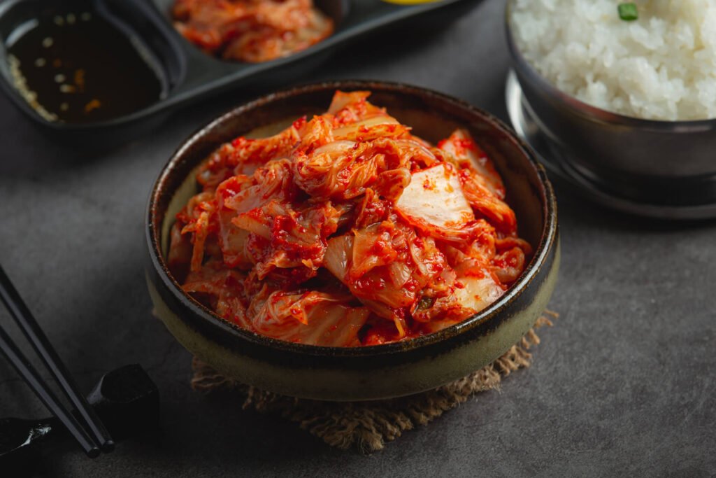 kimchi ready to eat in bowl 