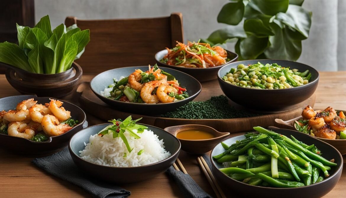 Coconut Shrimp with different dishes Coconut Shrimp with different dishes