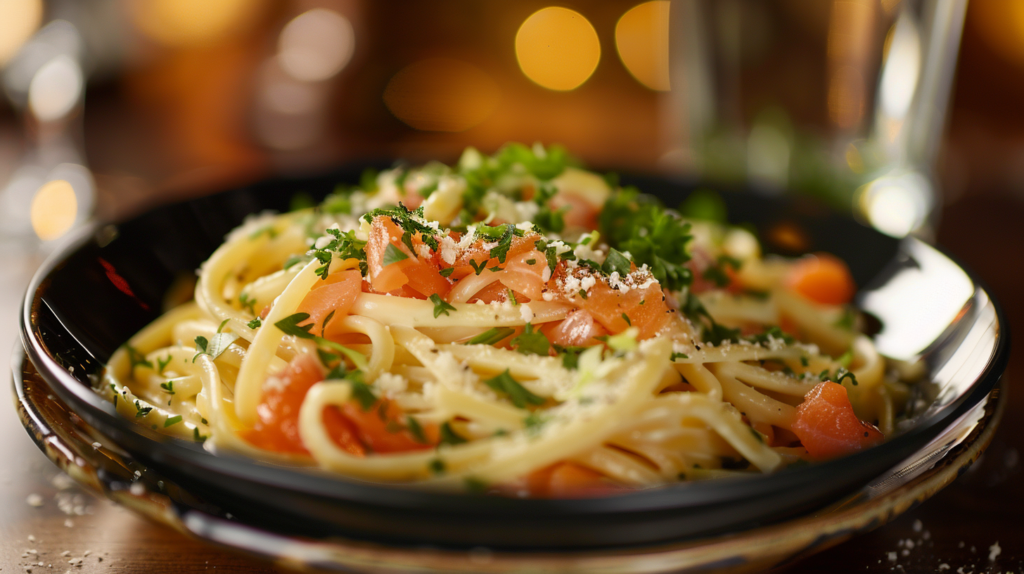 Delicious Smoked Salmon Pasta