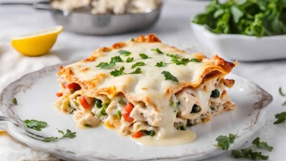 Vegetable Lasagna with White Sauce Recipe