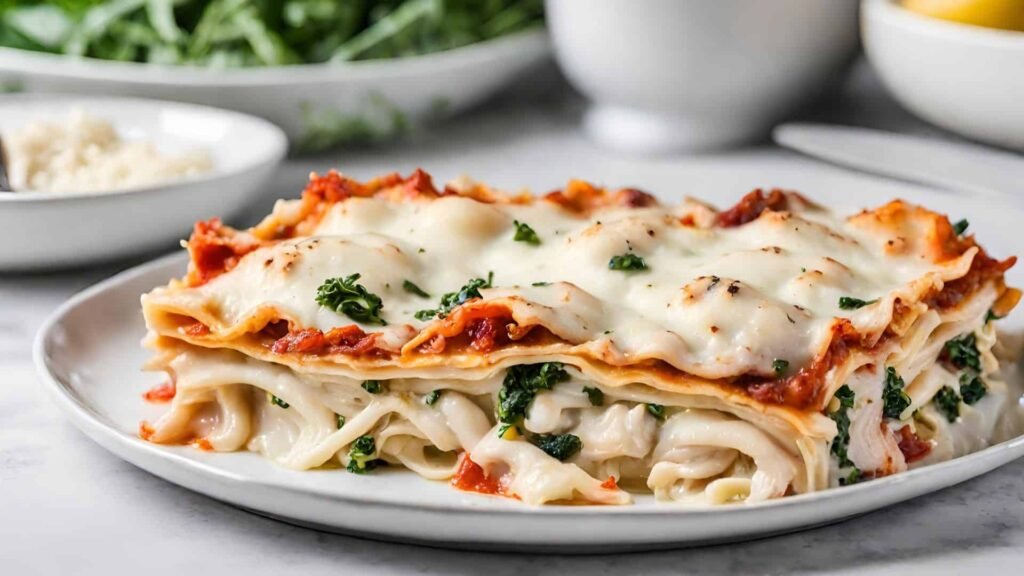 Vegetable Lasagna with White Sauce Recipe